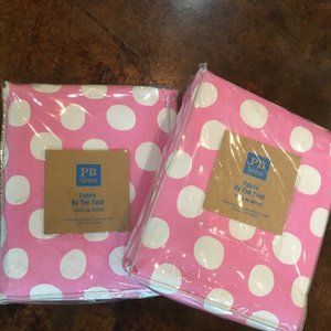 Pink Polka Dot Fabric